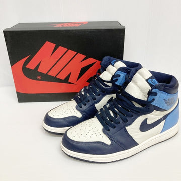 NIKE ナイキ AIR JORDAN 1 RETRO HIGH OG OBSIDIAN  エアジョーダン1 レトロ ハイ スニーカー 555088-140 オブシディアンブルー size27.5cm 瑞穂店
