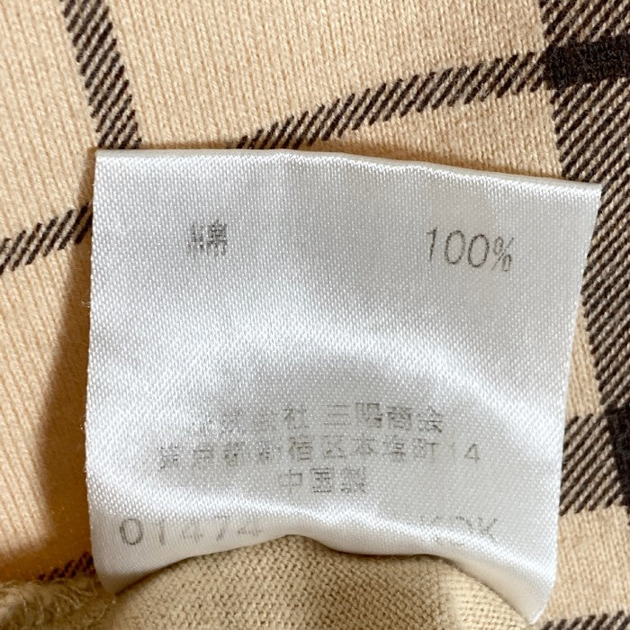 BURBERRY バーバリー ブルーレーベル チェック Tシャツ ベージュ sizeM 瑞穂店
