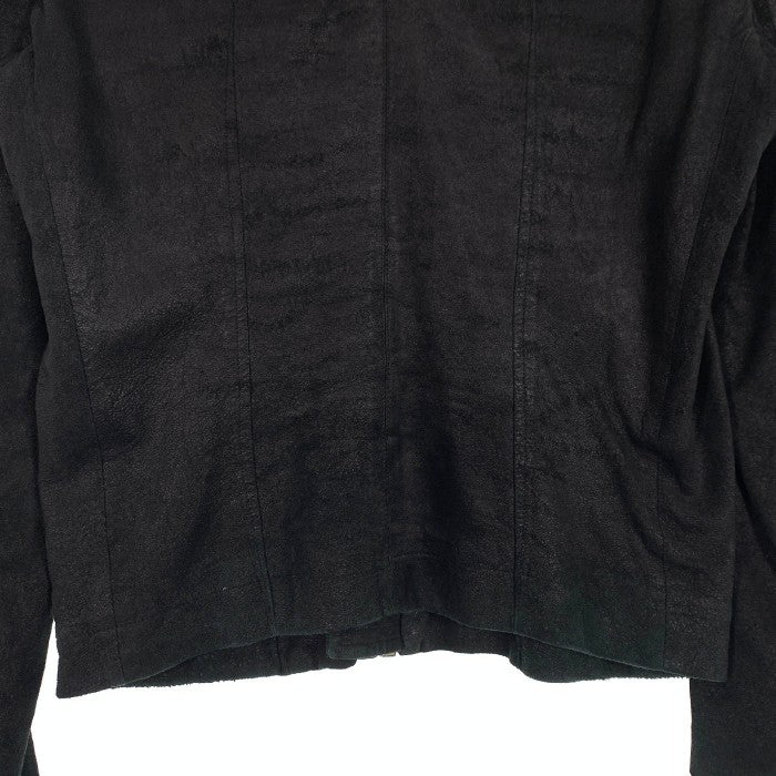 Rick Owens リックオウエンス Lamb Skin Destroy Leather Jacket ラムスキン デストロイ レザージャケット ブラック Size 48 福生店