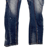 DSQUARED2 ディースクエアード 18SS Classic Kenny Twist Jean クラシックケニーツイストジーンズ ペンキ ダメージ加工 Size 44 福生店