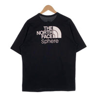 THE NORTH FACE ノースフェイス スフィア店舗限定 ロゴプリント Tシャツ ブラック NT12398S Size XL 福生店