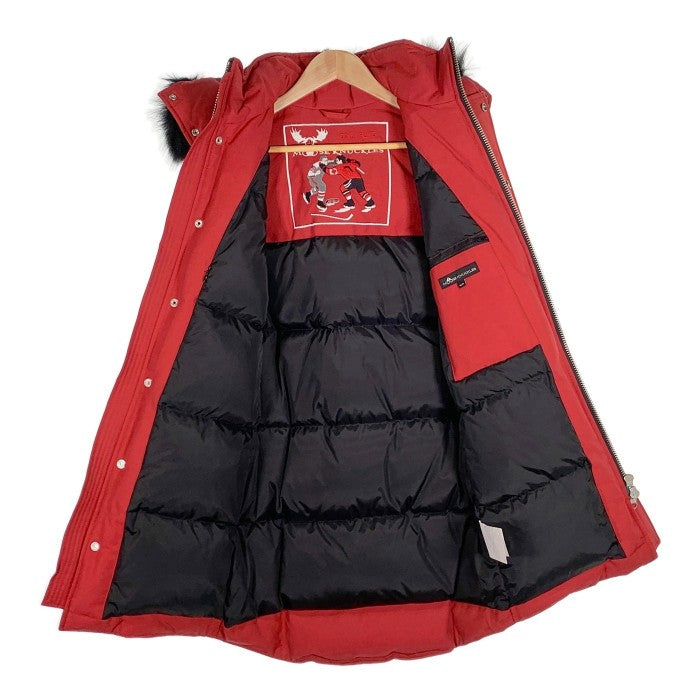 MOOSE KNUCKLES ムースナックルズ STIRLING PARKA スターリングパーカー ダウンジャケット レッド 並行品 Size XS 福生店