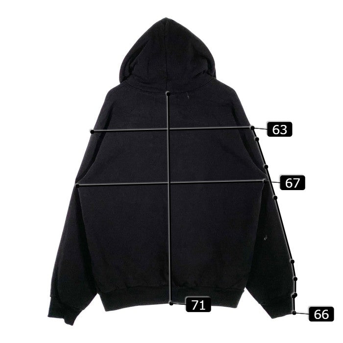 sicko シッコ プルオーバースウェットパーカー プリント ロサンゼルスアパレル ブラック Size XL 福生店