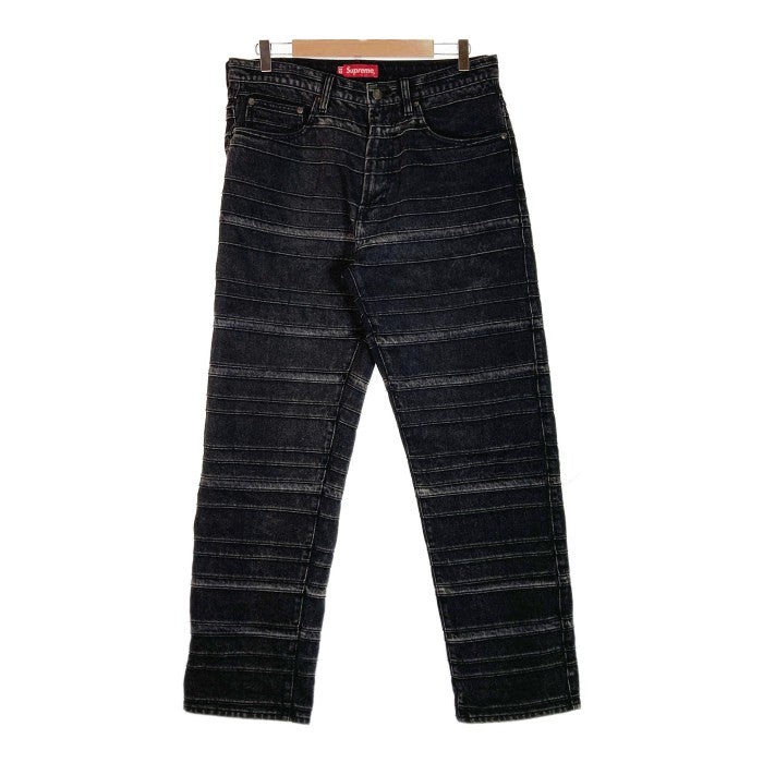 SUPREME シュプリーム 22AW LAYERED JEAN レイヤード ジーンズ ブラック size32 瑞穂店