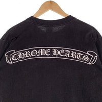 Chrome Hearts クロムハーツ スクロールラベル ホースシュー プリント ポケット Tシャツ ブラック Size M 福生店