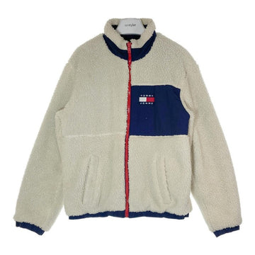 TOMMY JEANS トミージーンズ リバーシブルジャケット ボア ナイロン ホワイト×ネイビー sizeM 瑞穂店