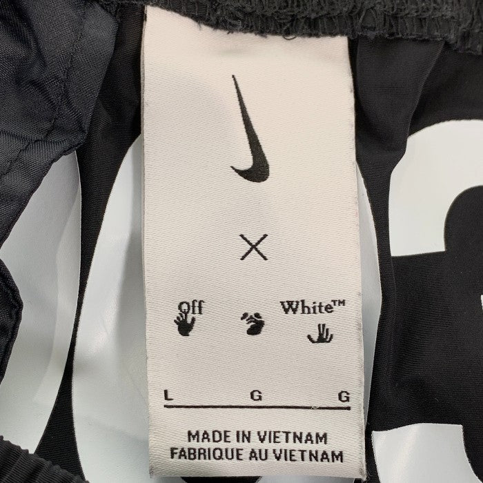 NIKE ナイキ 22AW OFF-WHITE オフホワイト Trucksuit トラックスーツ 上下セット ブラック DN1705-010 Size L 福生店