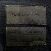 FUMITO GANRYU フミトガンリュウ 19SS WATER RESISTANT HOODY ボンディング ジップアップパーカー ブラック Fu1-BI-07 Size 2 福生店