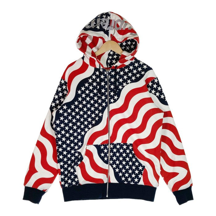 シュプリーム パーカー XL アメリカ 星条旗（Supreme 2014AW