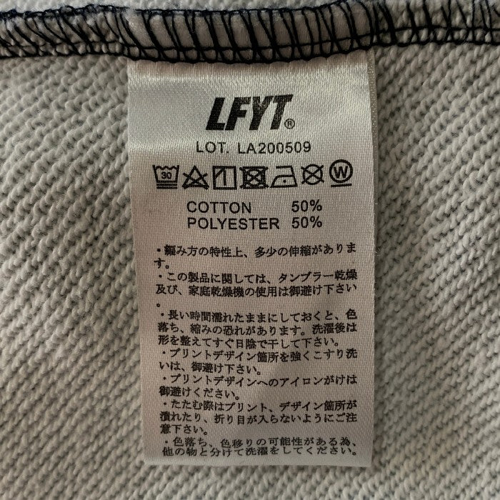 Lafayette ラファイエット LFYT ロゴ刺繡 総柄 プルオーバースウェットパーカー ネイビー LA200509 Size XL 福生店