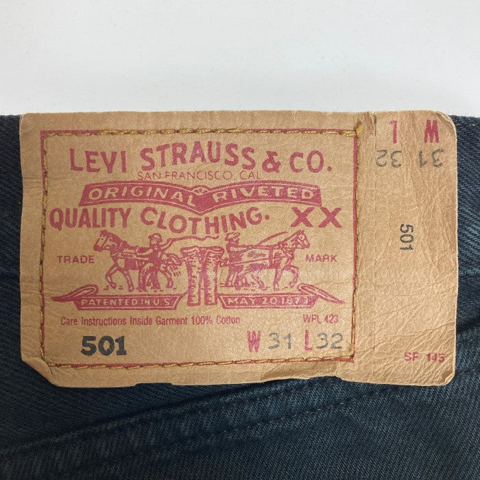 LEVI'S リーバイス 501 フランス製 デニムパンツ ブラック sizeW31 L32 瑞穂店