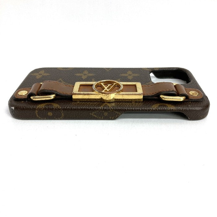 LOUISVUITTON ルイヴィトン iPhone12 12Pro ケース iPhoneケース モノグラム バンパー ドーフィーヌ スマホケース M69782 ブラウン 瑞穂店