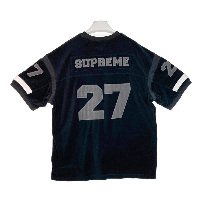 SUPREME シュプリーム 19AW Velour Football Jersey ブラック sizeXL 瑞穂店