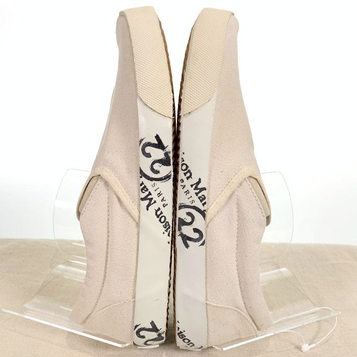 Maison Margiela メゾンマルジェラ 19SS TABI タビ ローカットスニーカー スリッポン キャンバス 生成 S57WS0250 Size 42 福生店