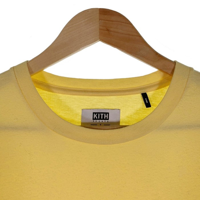 KITH TREATS キス トリーツ ボックスロゴ プリント Tシャツ イエロー Size S 福生店
