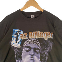 Daz Dillinger × Rap Made ラップメイド official T-shirt プリントTシャツ ブラック ステッカー付 Size  XXL 福生店