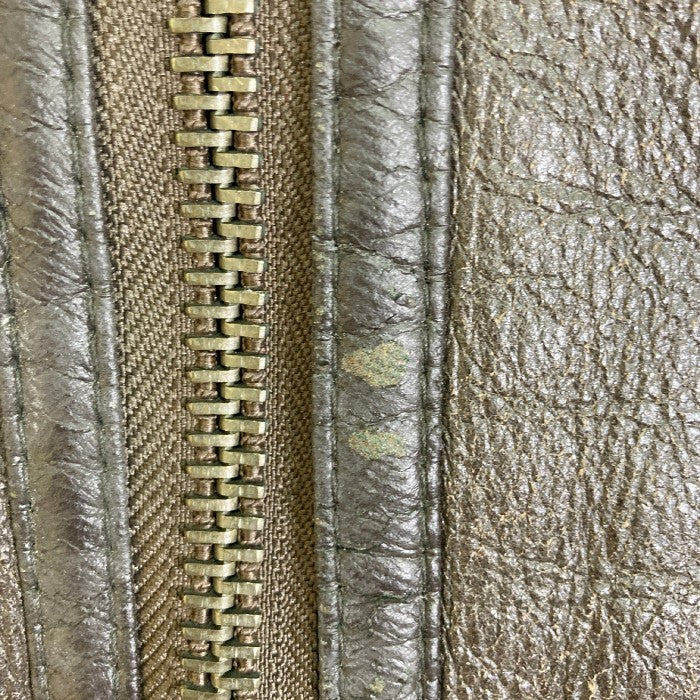 AMERICAN MILITARY WEAR アメリカンミリタリーウェア THE SOURCE社製 B-3 87-610-93 2541-A レザー ボアムートン フライトジャケット ブラウン sizeL 瑞穂店