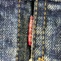 DENIME ドゥニーム  ブランケット デニムジャケット ジージャン ｇジャン ストライプ ネイビー size- 瑞穂店