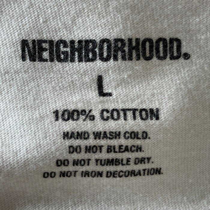 NEIGHBORHOOD ネイバーフッド NH-11C-TEE プリントTシャツ ホワイト Size L 瑞穂店