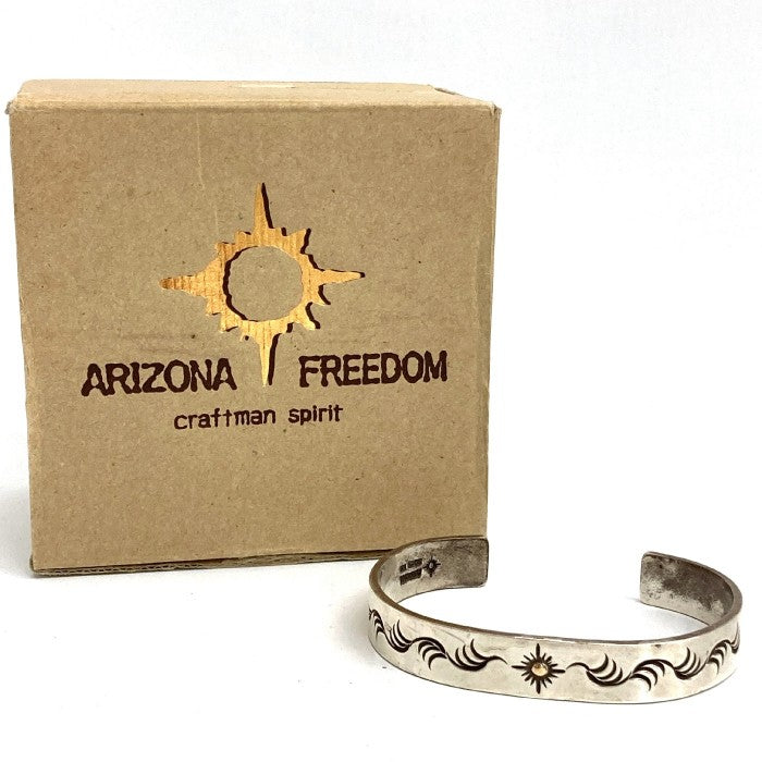 アリゾナフリーダム シルバー×K18 バングル ARIZONA FREEDOM アリゾナフリーダム K18 太陽神 イーグル刻印