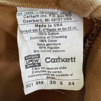Carhartt カーハート USA製 ダブルニー オーバーオール ベージュ sizeW30 L34 瑞穂店
