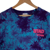 WIND AND SEA ウィンダンシー 23SS VISION ヴィジョン タイダイプリントTシャツ ブルー パープル Size XL 福生店