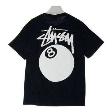 STUSSY ステューシー 8ボール プリント Tシャツ ブラック sizeM 瑞穂店