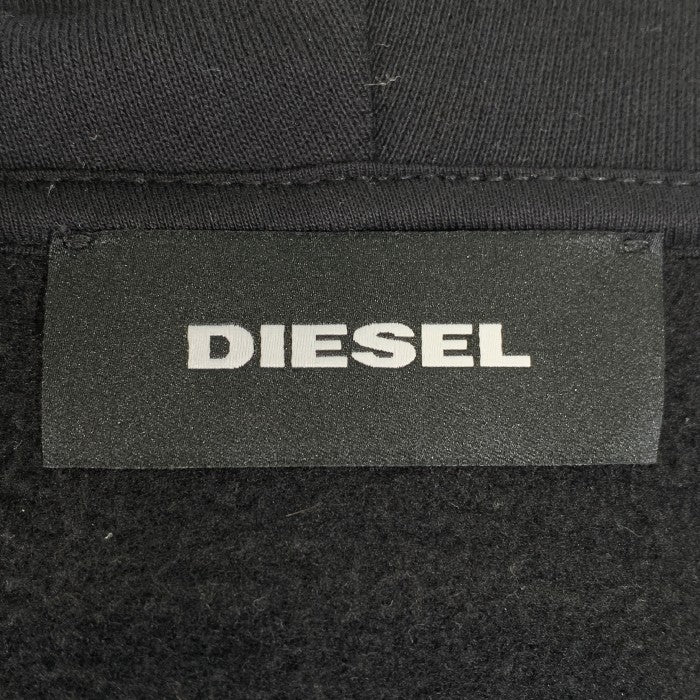 DIESEL ディーゼル S-BELLA 切替 ジップアップジャケット フード ブラック 00S571-S-BELLA-0BAXF Size S 福生店