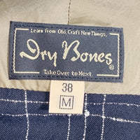 Dry Bones ドライボーンズ オープンカラー レーヨンシャツ 切替 チェック ブラック ピンク Size 38 福生店