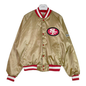 CHALK LINE チョークライン US古着 90’s San Francisco 49ERS スタジャン ゴールドイエロー sizeL 瑞穂店