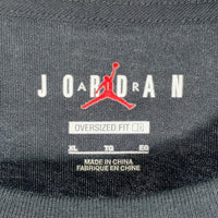 AIR JORDAN エアジョーダン FLT ESS OVRSZ S/S TEE フライトエッセンシャル Tシャツ オーバーサイズ ブラック DZ7314-010 Size XL 福生店