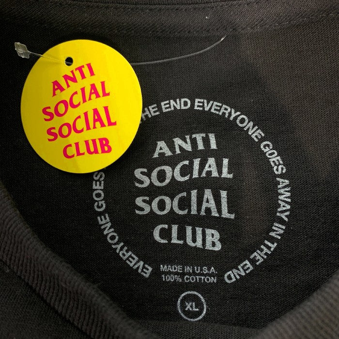 ANTI SOCIAL SOCIAL CLUB アンチソーシャルソーシャルクラブ プリントTシャツ ブラック Size XL 福生店