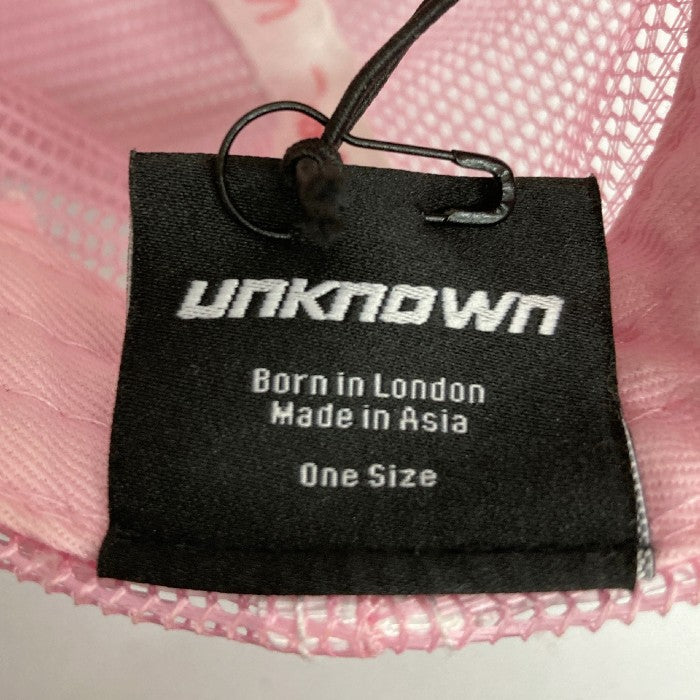 unknown アンノウン メッシュキャップ ピンク 瑞穂店