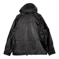 SUPREME シュプリーム 18AW Leather Anorak Jacket レザーアノラック ジャケット 羊革 ブラック Size L 福生店