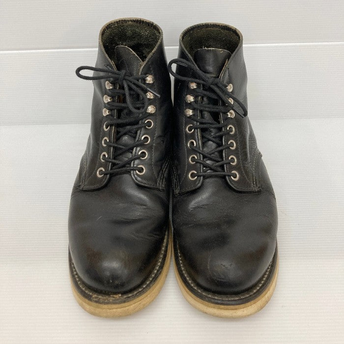 RED WING レッドウィング Irish Setter 90's 四角犬タグ プレーントゥ ブーツ ブラック size26cm 瑞穂店