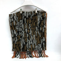 STUSSY ステューシー Tree Bark Wool scarf スカーフ ストール グレー 瑞穂店