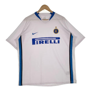 NIKE ナイキ INTER インテル ゲームシャツ PIRELLI アウェイユニフォーム ホワイト Size XL 福生店
