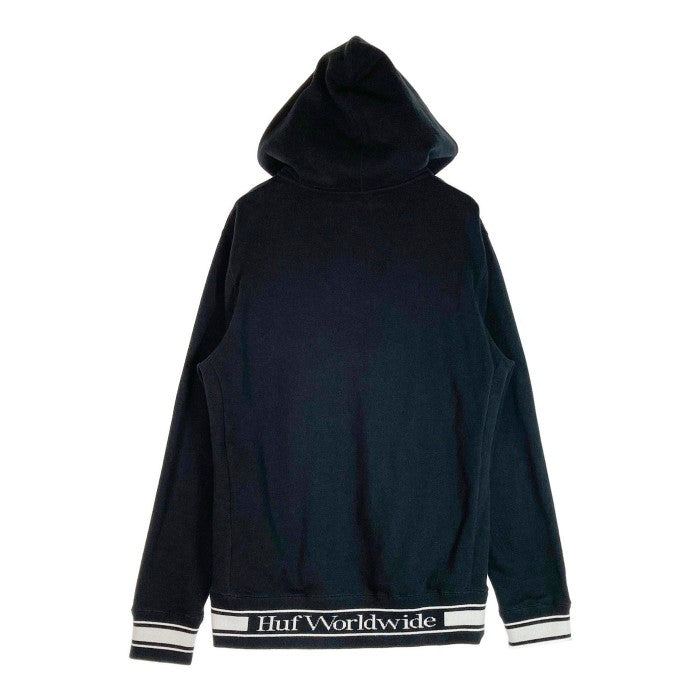 HUF ハフ ハーフジップ パーカー ブラック sizeM 瑞穂店