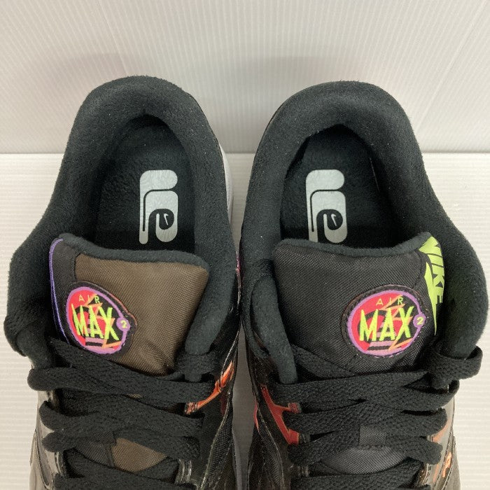 NIKE ナイキ AIR MAX2 LIGHT QS エアマックス2 スクエアライト CI5590-001 ブラック size27.5cm 瑞穂店
