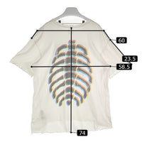 ALCHEMIST アルケミスト ダメージ加工 バックボーン プリントTシャツ 20AW AL-A20-0000-002 ホワイト sizeXL 瑞穂店