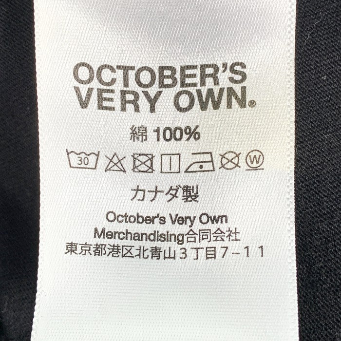 October's Very Own オクトーバーズベリーオウン プリント Tシャツ ブラック Size M 福生店