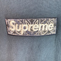 SUPREME シュプリーム 19AW Bandana Box Logo Hooded Sweatshirt バンダナボックスロゴプルオーバーパーカー ネイビー sizeS 瑞穂店