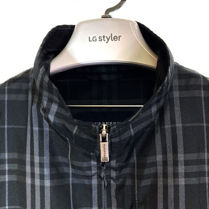 BURBERRY GOLF　バーバリーゴルフ ジップアップベスト bfp77-020-09 ブラック sizeL 瑞穂店