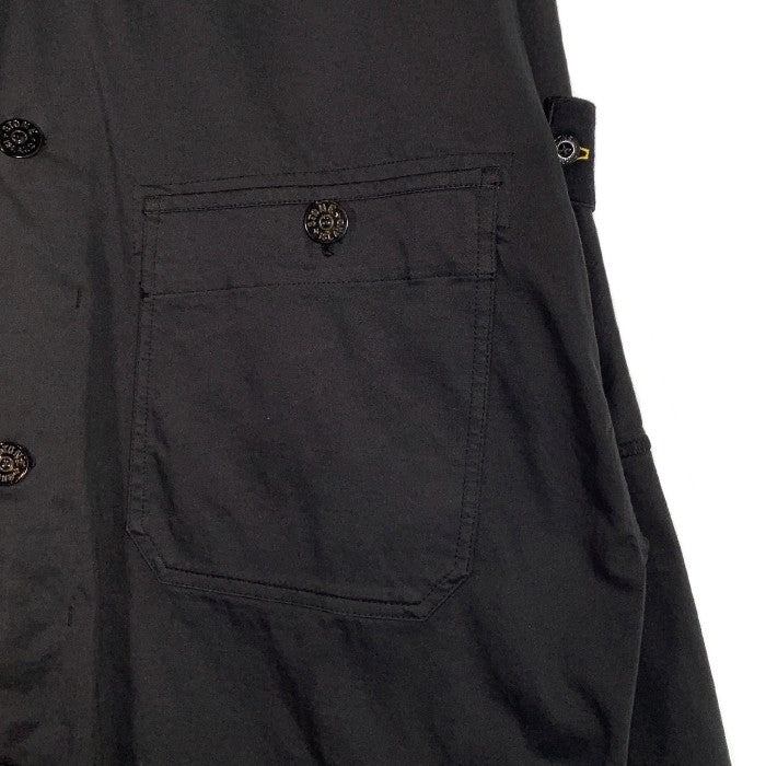 STONE ISLAND ストーンアイランド 22AW ガーメントダイ ストレッチサテンシャツ ブルゾン ブラック 771511014 Size M 福生店