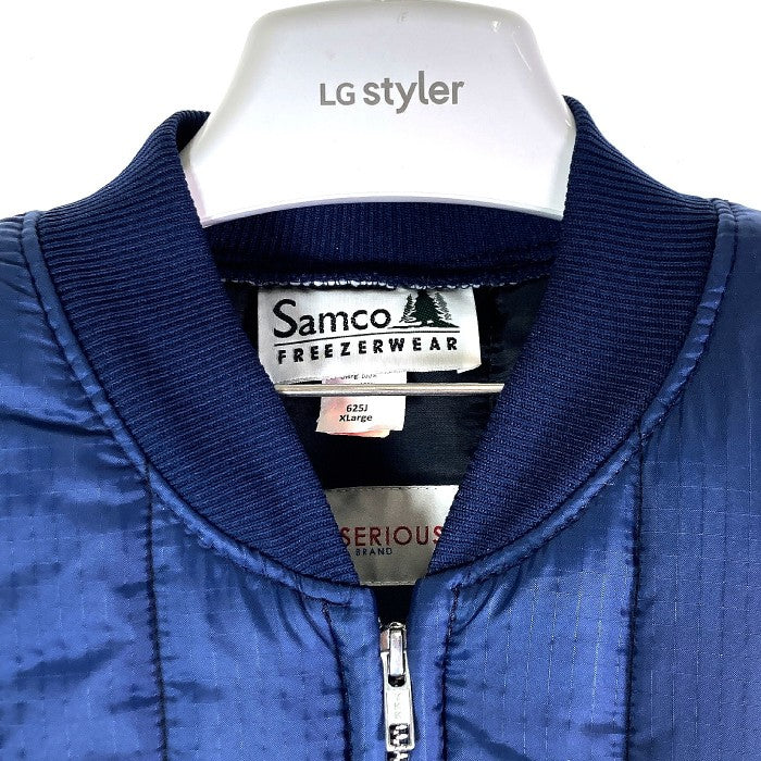 SAMCO サムコ USA製 キルティングジャケット ネイビー sizeXL 瑞穂店