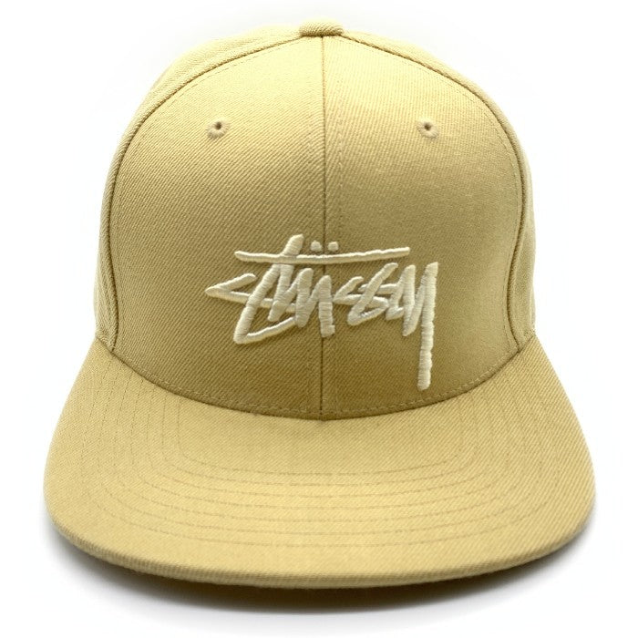 STUSSY ステューシー スナップバック キャップ 帽子 ベージュ 福生店