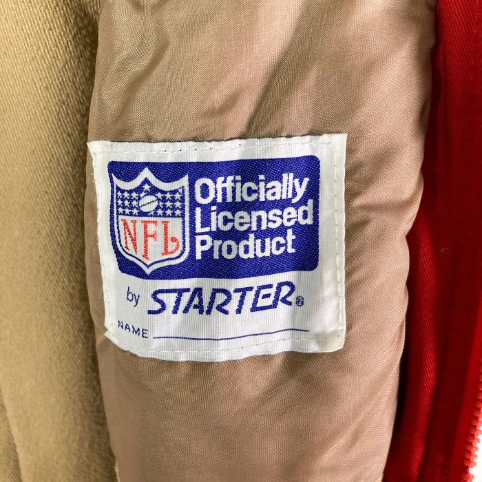 STARTER スターター NFL サンフランシスコ・SF 49ers 中綿 ナイロンジャケット レッド sizeXL 瑞穂店