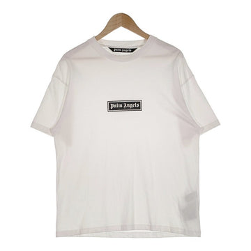 Palm Angels パームエンジェルス ボックスロゴ プリント Tシャツ ホワイト PMAA065F22JER002 Size M 福生店