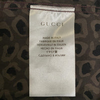 GUCCI グッチ 総柄プリント 長袖シャツ Slim ブラウン 並行品 Size 39 福生店