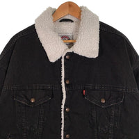 90's Levi's リーバイス ブラックデニム ボアジャケット ブラック USA製 70609-4159 Size L 福生店